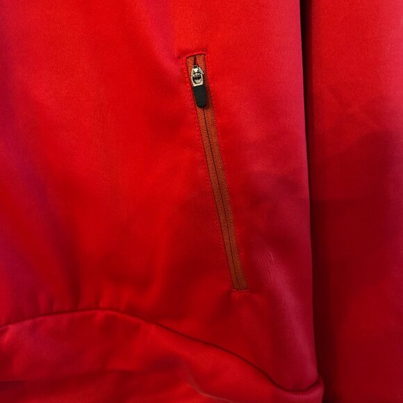 Running Man Elf Run Ladies XXL Red Zip Up Hoodie - Picture 3 of 5